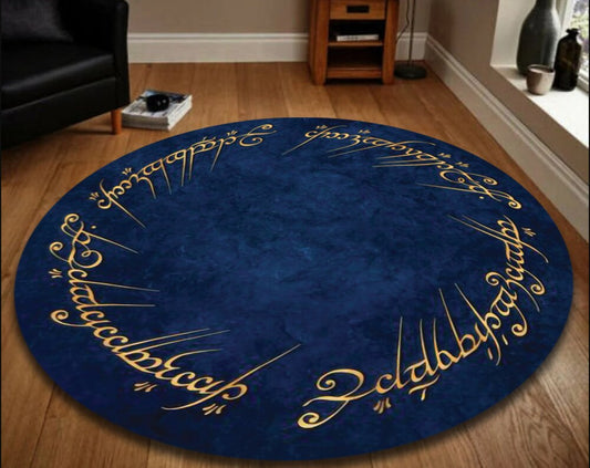 Lord of The Rings Blue Rug